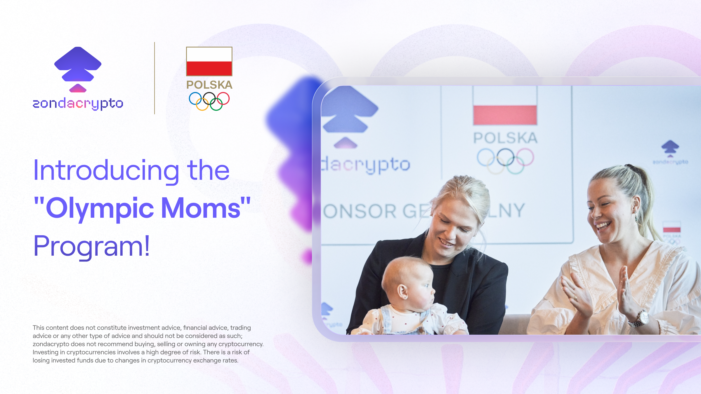 “Olympic Moms” Program. A Special Initiative by PKOl and zondacrypto
