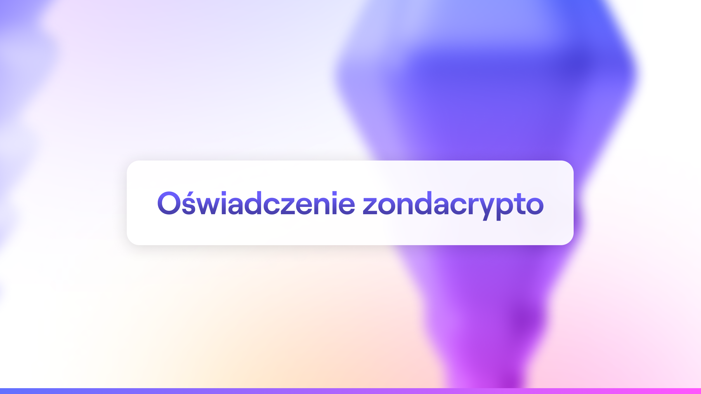 Oficjalne oświadczenie zondacrypto