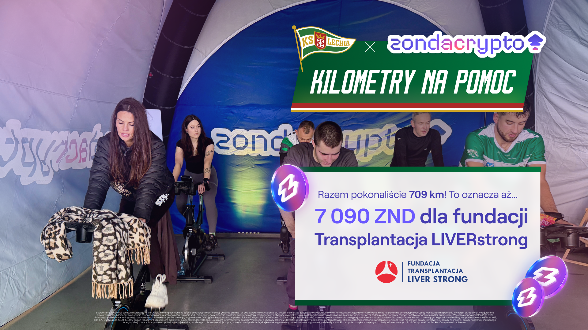 #KilometryNaPomoc z Lechią Gdańsk! 709 kilometrów dla Fundacji Transplantacja LIVERstrong!