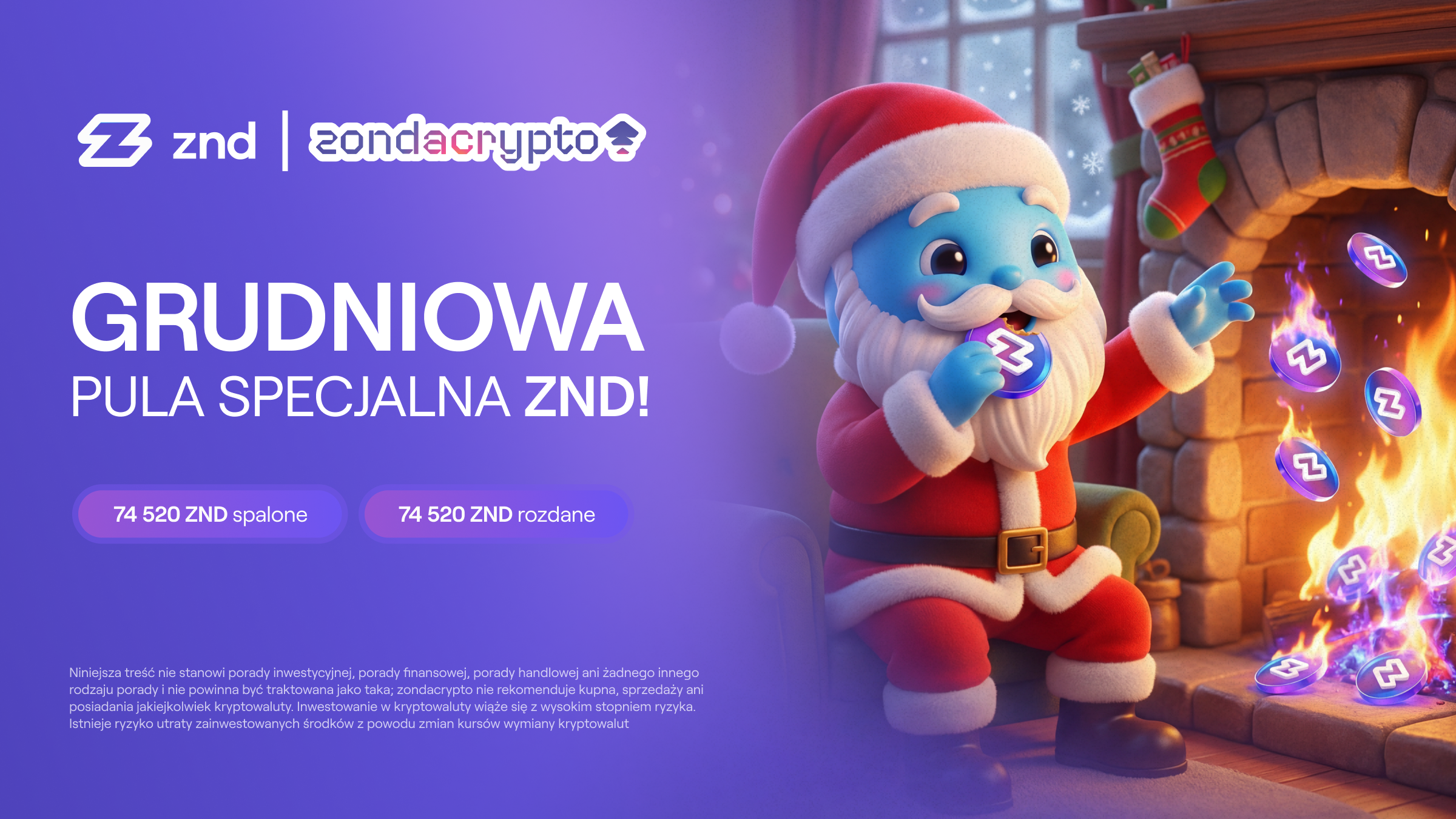 Grudniowa Pula Specjalna ZND zebrała 149 040 tokenów ZND!