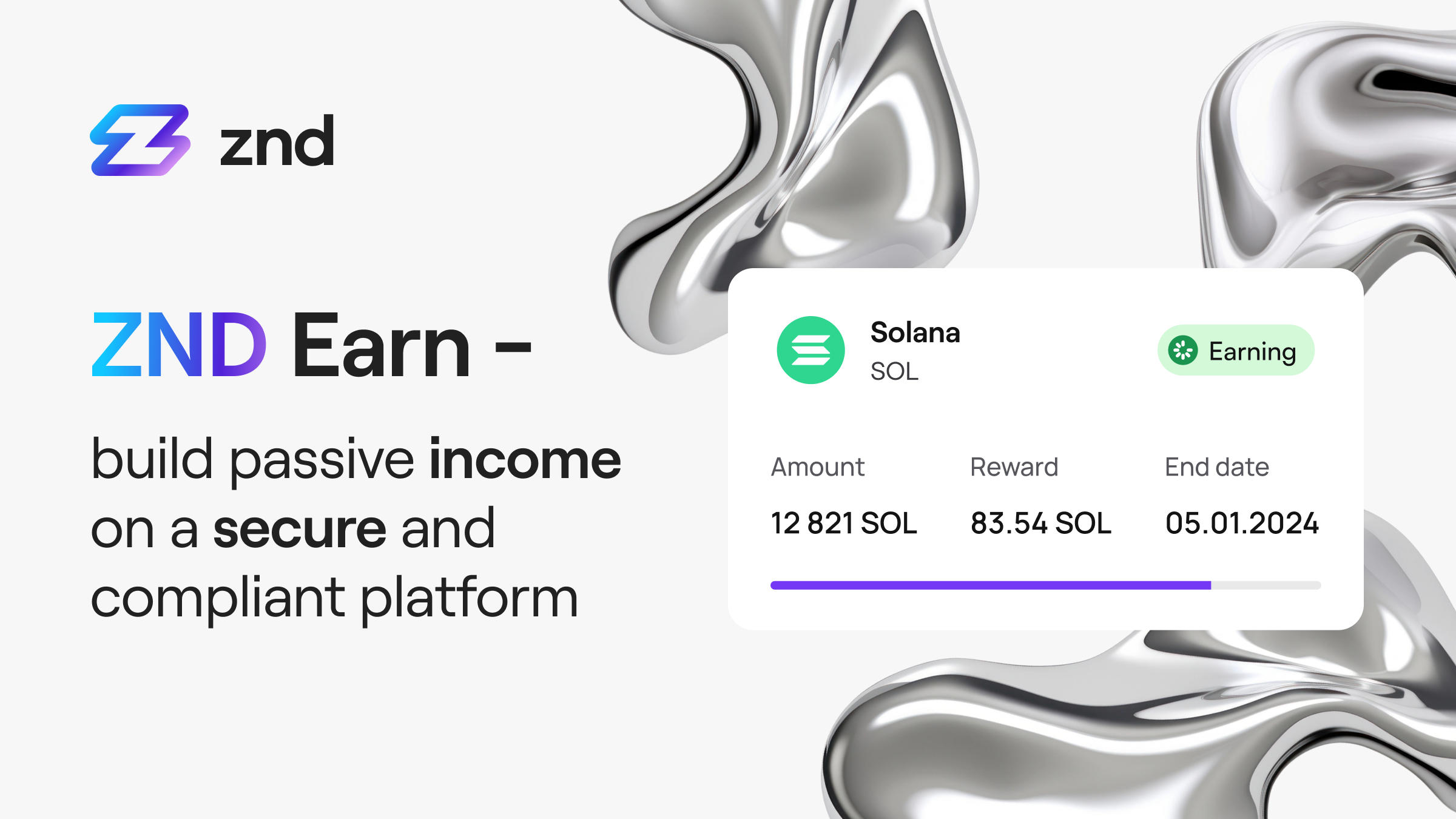ZND Earn - générer des revenus passifs sur une plateforme sécurisée et conforme