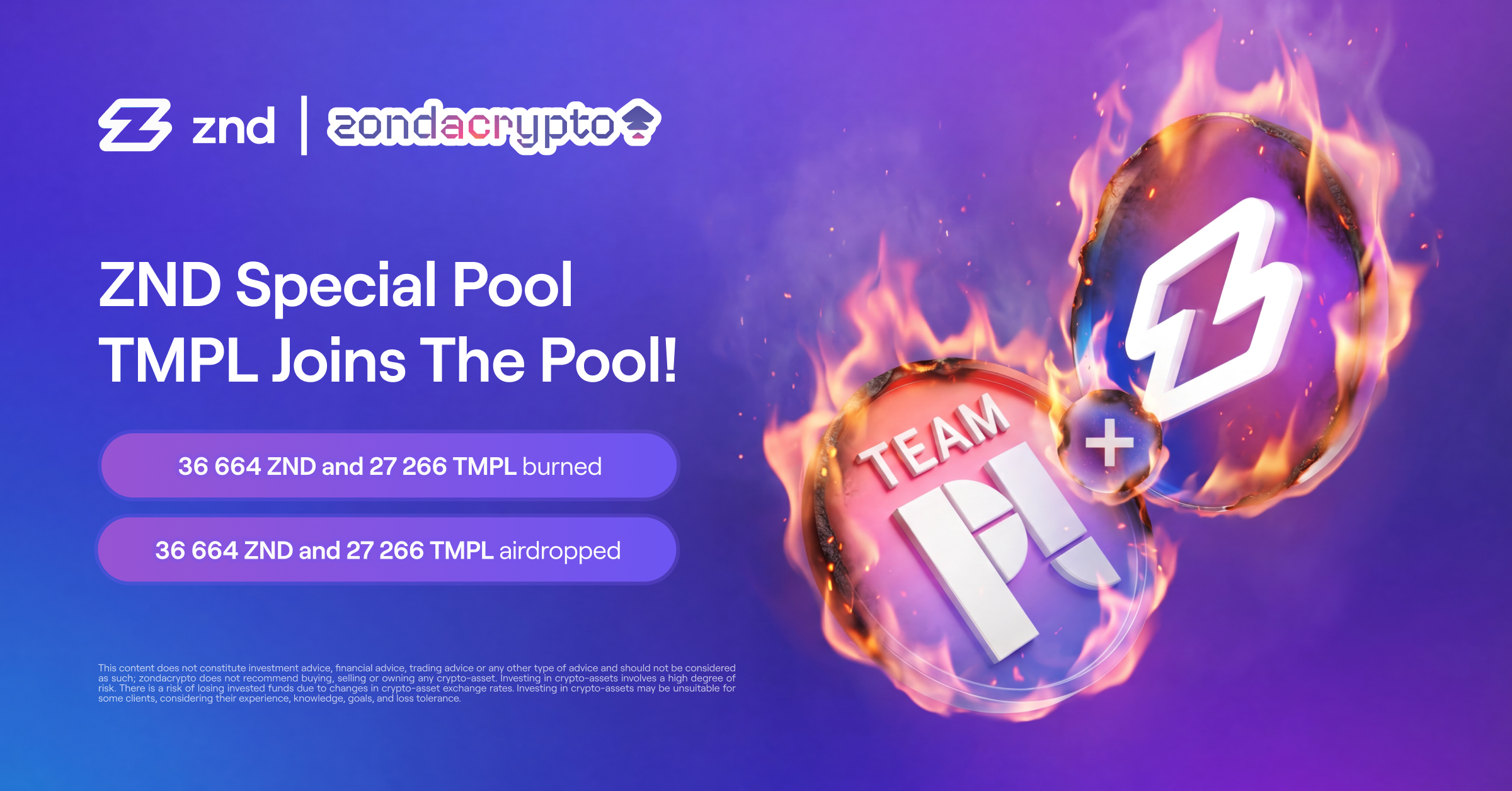 ZND Special Pool Update for March: TMPL joins the Special Pool!