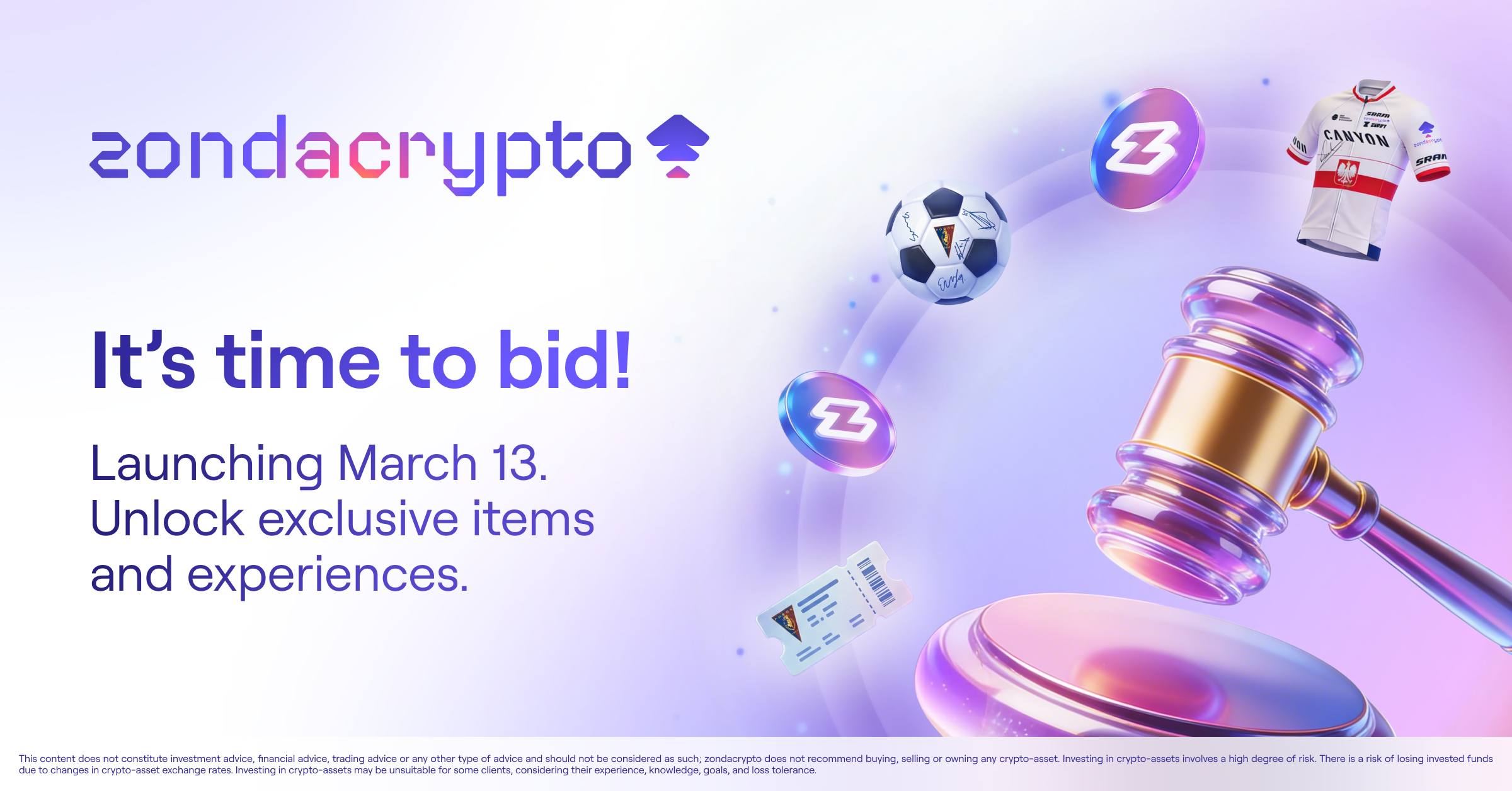 zondacrypto auctions are coming. Discover new possibilities for the ZND token!