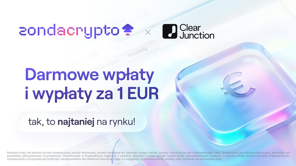 Wypłata za 1 EUR, wpłaty za darmo, a twoje środki na koncie nawet w 15 minut.