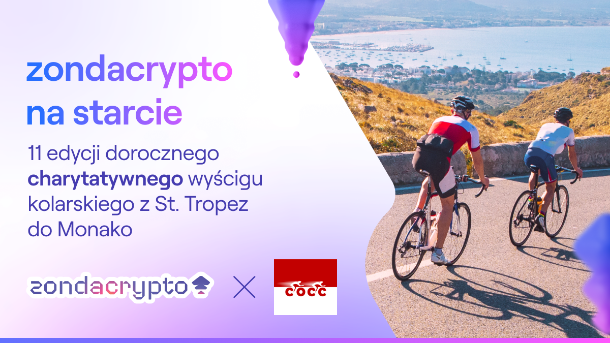 zondacrypto głównym partnerem 11. dorocznego charytatywnego wyścigu kolarskiego z St. Tropez do Monako