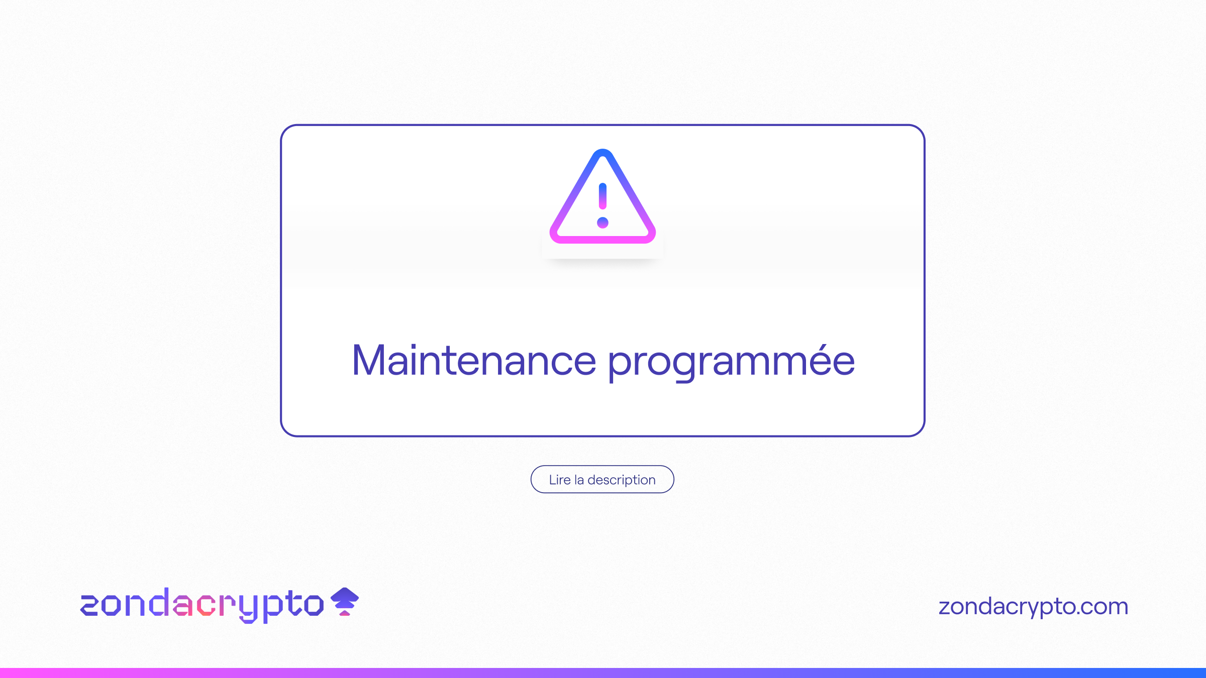 Maintenance programmée (18.04.2025)