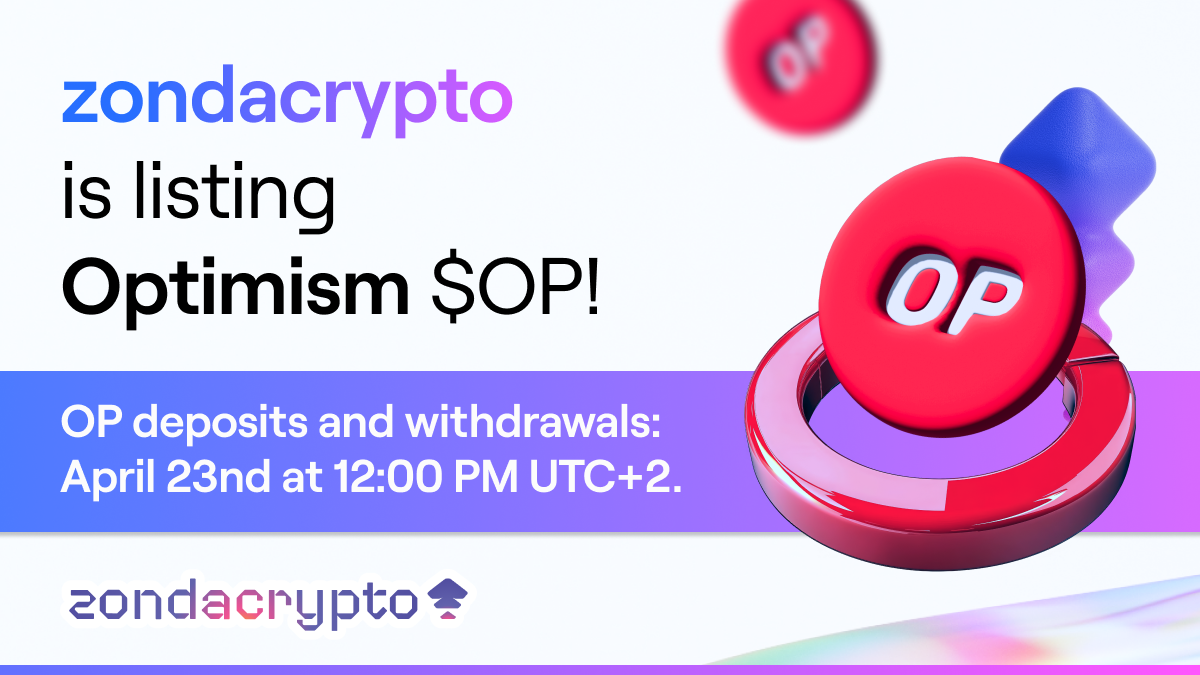 zondacrypto is listing Optimism $OP!