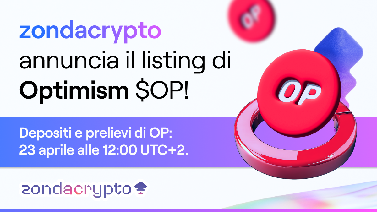 zondacrypto annuncia il listing Optimism $OP!